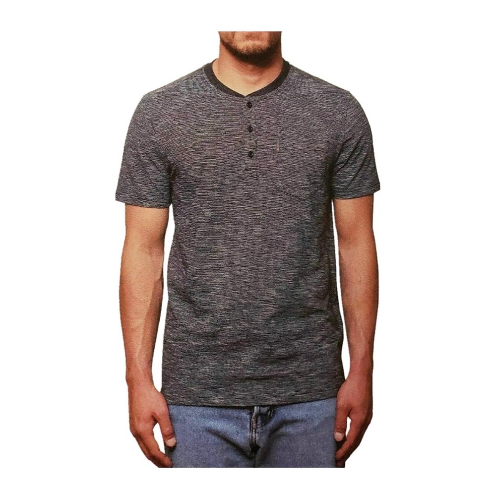Men's 3-Button Pocket Henley Tee